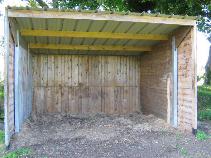 Abris de prairie pour chevaux,anes,poneys