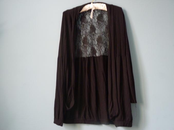 Gilet femme gemo noir 38 M dentelle TBE