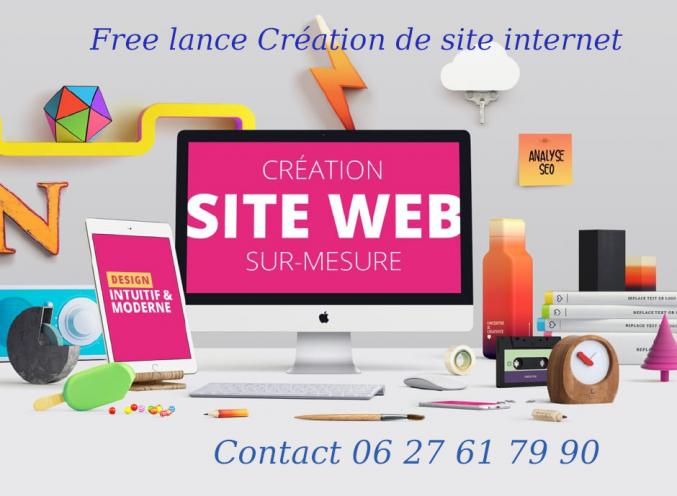 Free lance creation de site internet