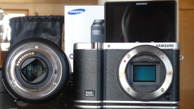 Ensemble photo Samsung NX en très bon état