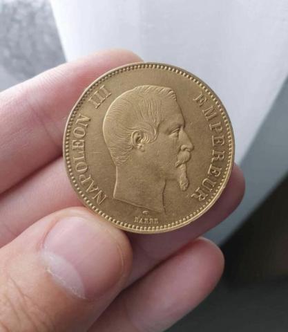 Pièce de monnaie Napoléon lll
