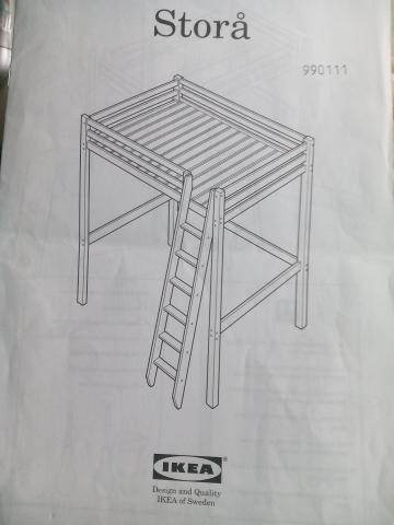 Vends lit mezzanine ikéa