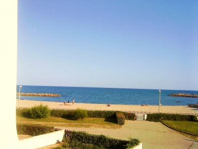 Palavas: F1 SUR la PLAGE, 4 coucch, 10mn de Montpellier, label Clévacances