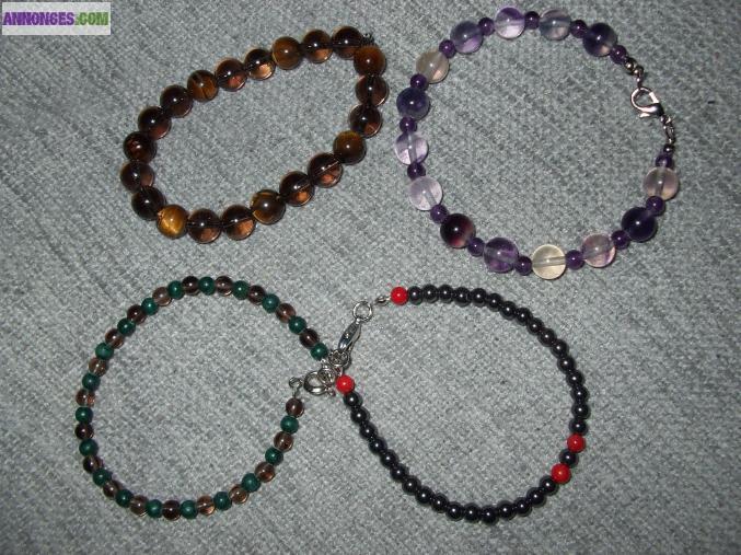 Bracelets en pierres naturelles