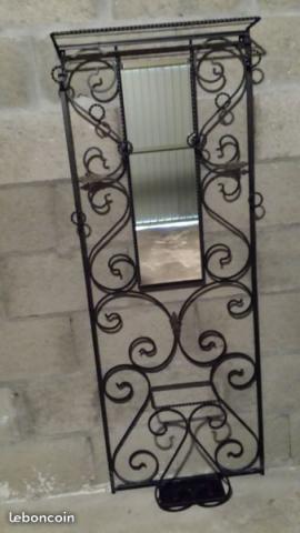 Porte-manteau / Porte-parapluie en fer forgé