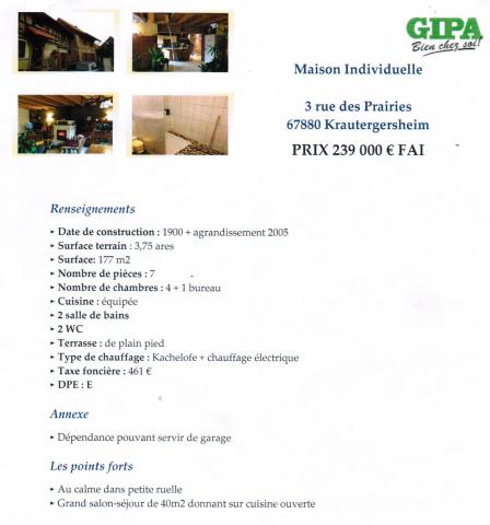 Recherche personne ayant visité cette maison