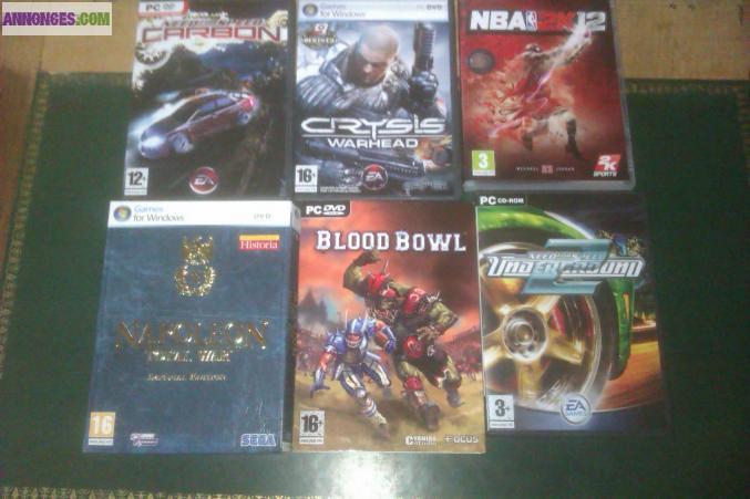 6 Jeux PC