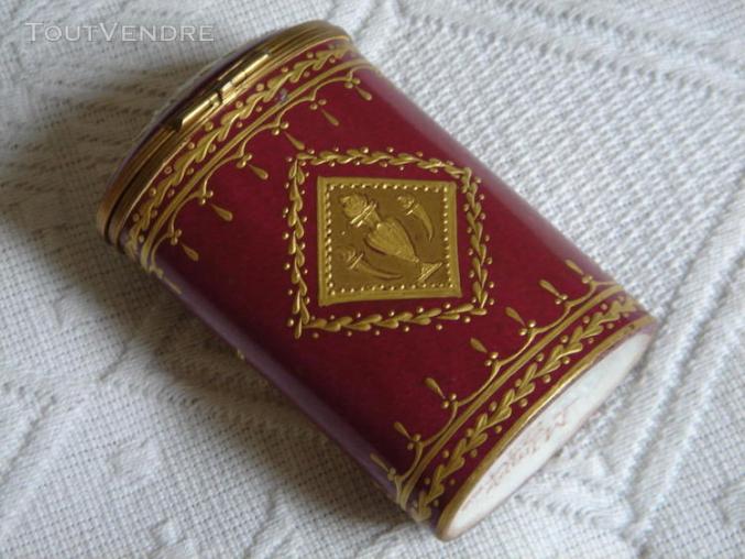 Tabatière Napoléon Ier. Manufacture de Sèvres