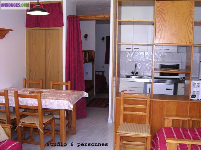 Pas de la Case Andorre Studio 6 Personnes + Garage