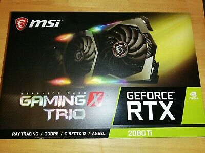 A vendre MSI Rtx 2080Ti 11GB X Trio