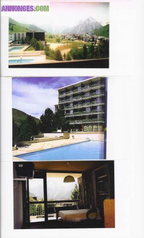 Loue studio équipé pour 4 pers aux 2 Alpes