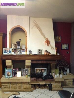 Cheminée grande taille