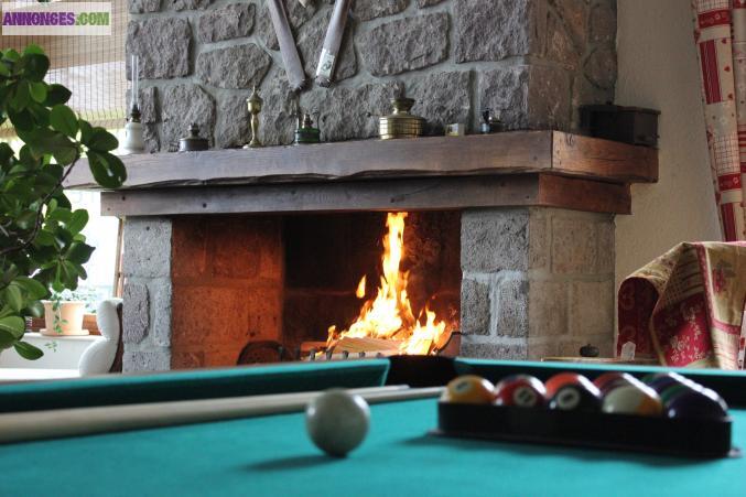 Hôtel de montagne Besse, 2*, salon, cheminée, bar