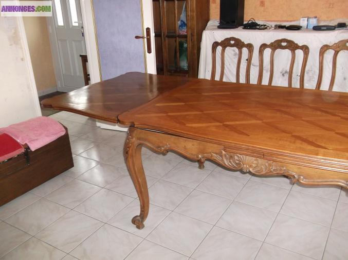 Salle a manger merisier massif STYLE LOUIS XV