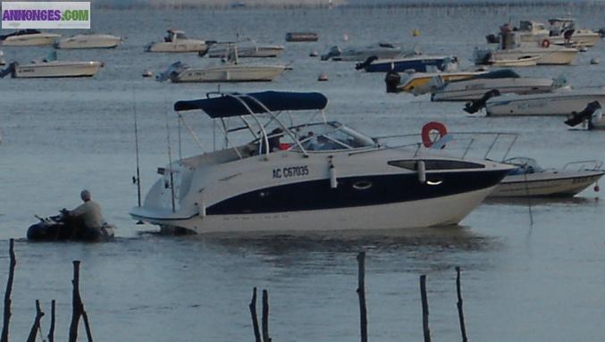 Cabine cruiser in board 26.5 pieds