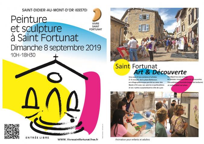 Peinture et sculpture à Saint Fortunat