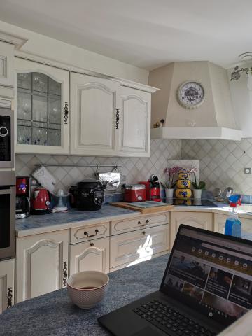 Cuisine façades bois massif