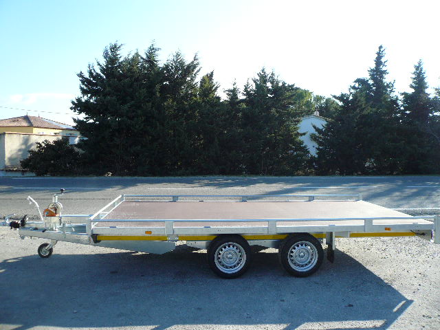 Remorque porte voiture/tracteur/palette