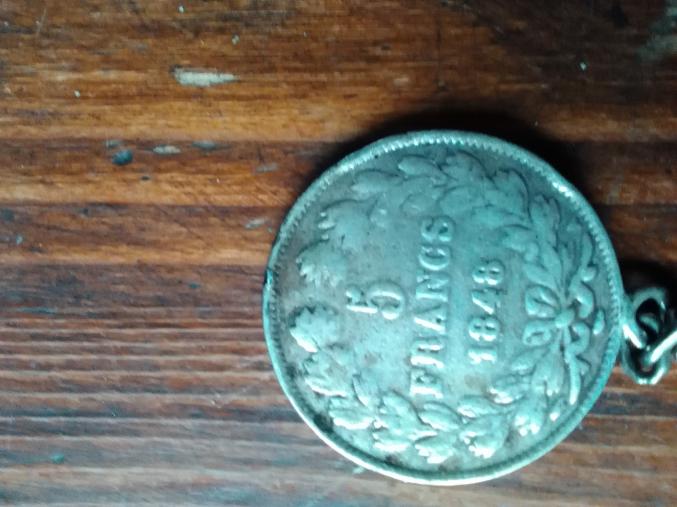 Piece 5 franc argent louis phillie