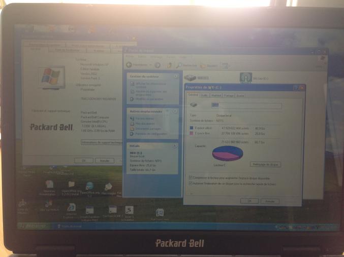 Pc portable HP Packard Bell MIT-SABLE-G