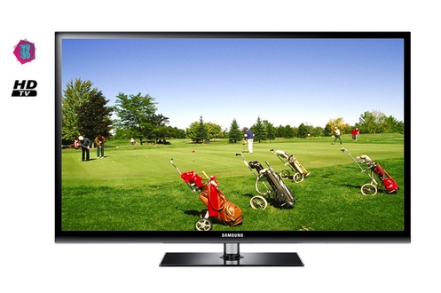 TV Samsung 3D plasma - 109 cm + 4 paires de lunettes 