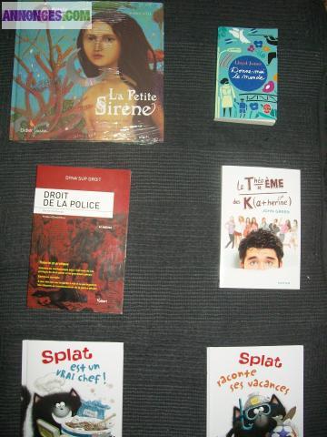 Lot de 21 livres RECENTS jeunesse/adulte (PARFAIT ETAT)