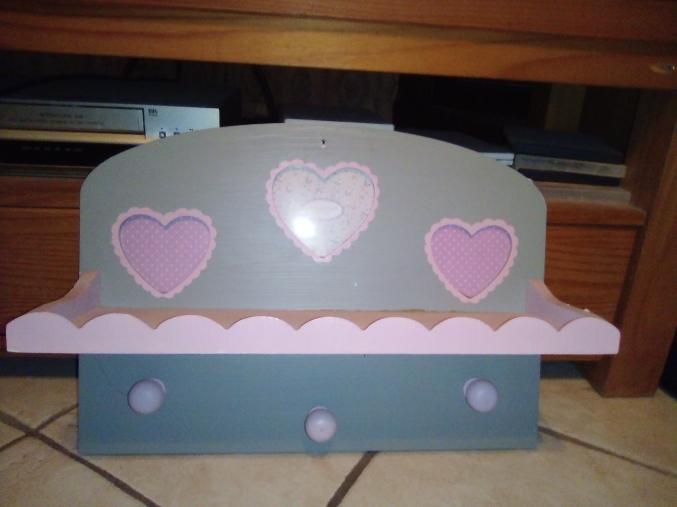 Porte manteaux et cadre photos