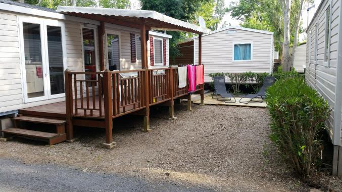 Loue mobil home 4/6 pers tout confort au camping 4* le carabasse 
