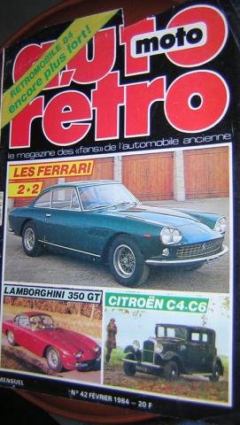 Revue AUTO RETRO ANCIENNES