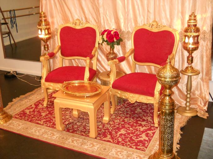 Trône Mariage Oriental