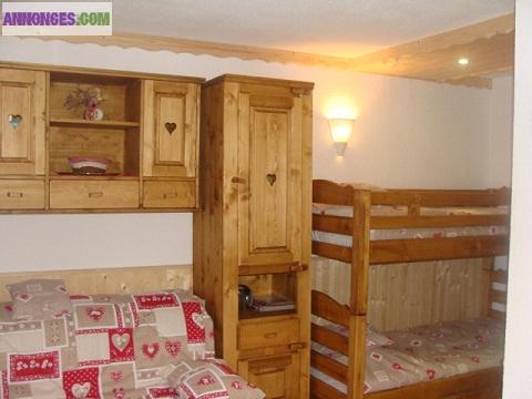 Studio 4p,pied des pistes les Menuires 3 VALLEES