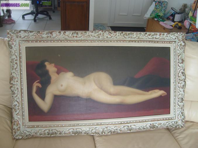 Tableau a l huile sur toile