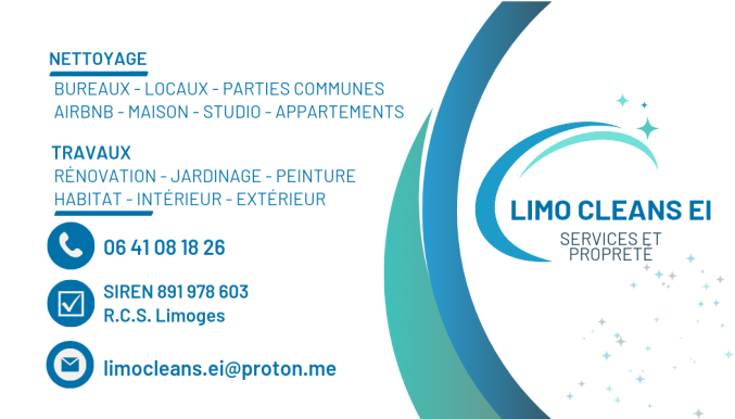 Services et propreté, nettoyage, ménage 