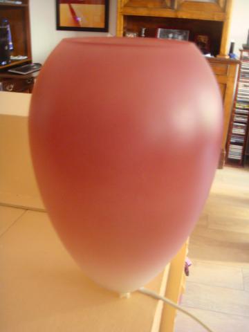 Lampe couleur vieux rose