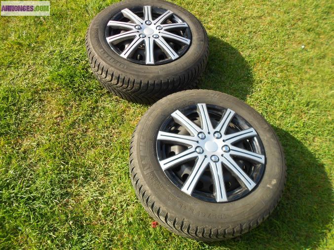 2 pneus neige michelin