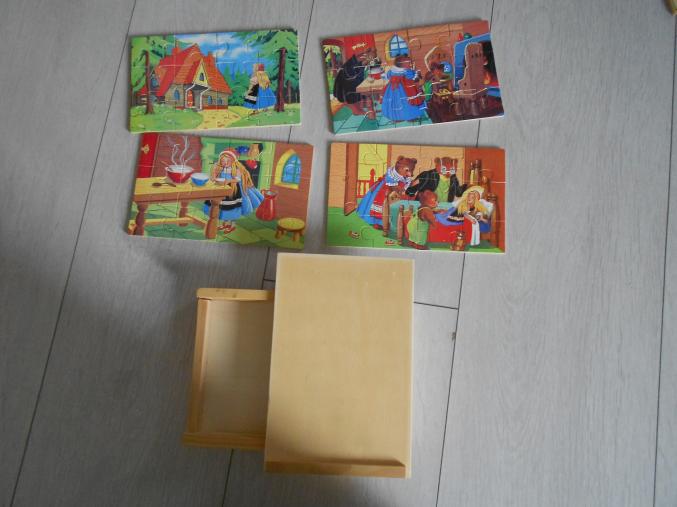 Domino et mini puzzles en bois 