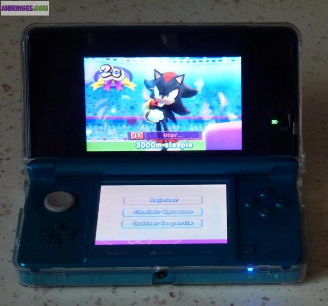 Console 3DS bleu lagon