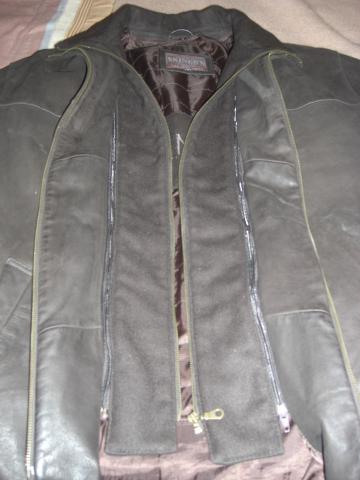 VESTE HOMME EN CUIR MARRON SKINER‘S taille 54