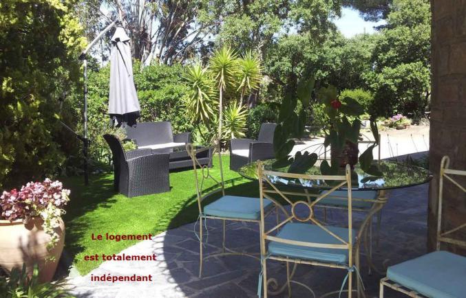 F3 60m2 5pers RdJardin dans villa proche centre ville Saint Aygulf 83370 VAR