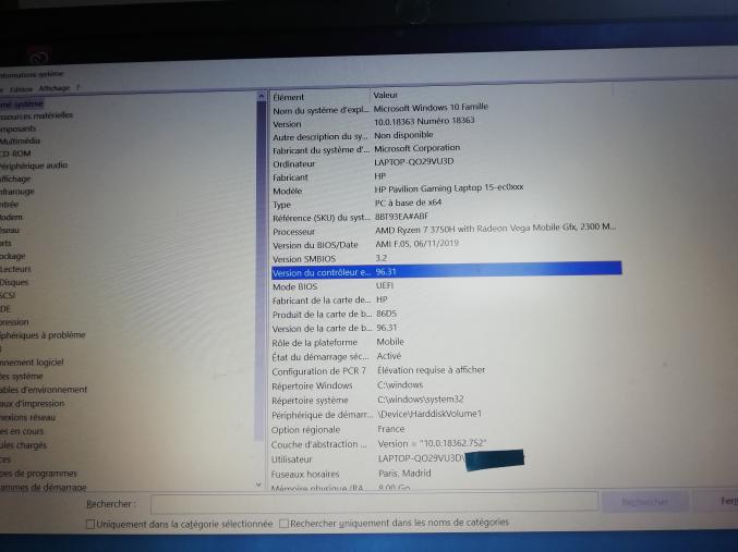 ORDINATEUR HP pavillon gaming laptop 15" NEUF