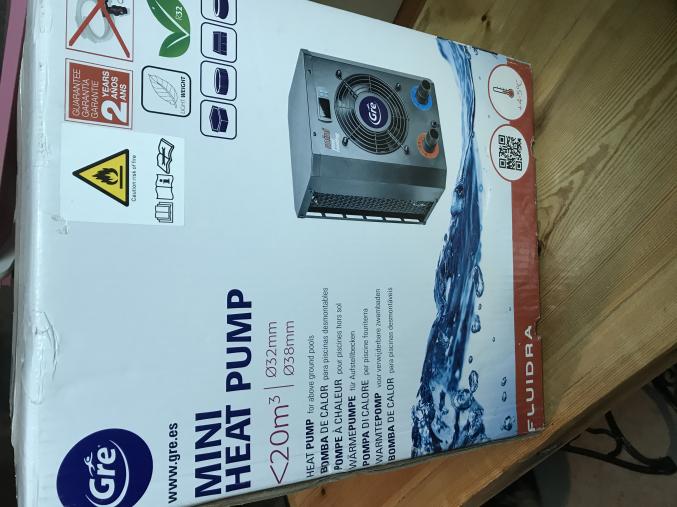 Vends pompe à chaleur piscine GRE HPM 20 
