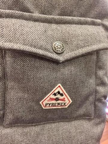 DOUDOUNE HOMME GRISE GRAND FROID PYRENEX TAILLE M