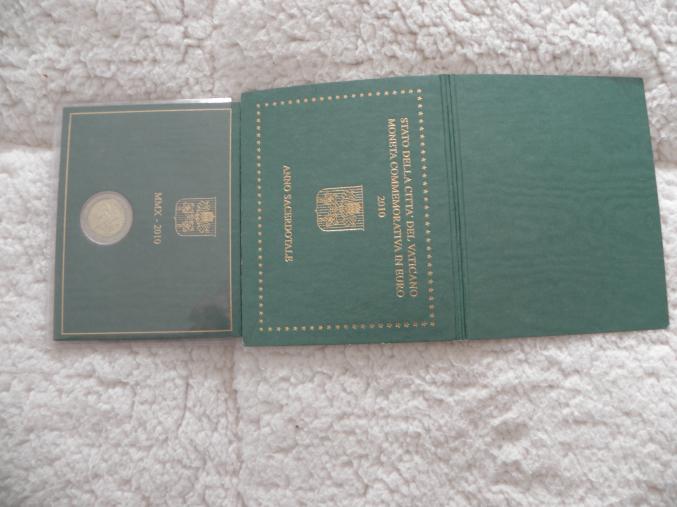 2 EUROS COMMEMORATIVES VATICAN 2010