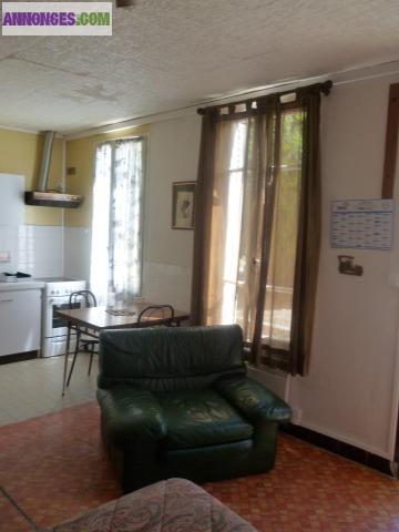 Studio Ax les thermes calme de 21 m²