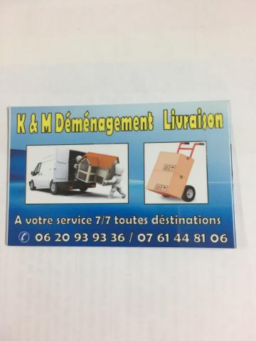 Démenagement/transport et livraison
