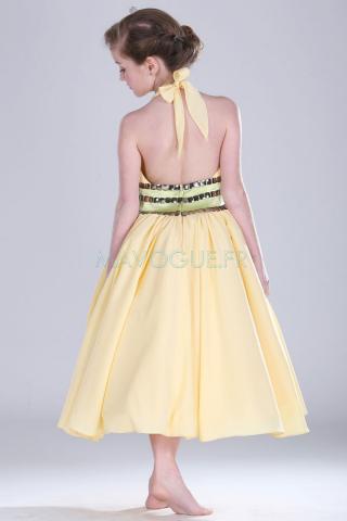 Robe De Cortège Enfant Chic & Moderne Ceinture - mavogue.fr