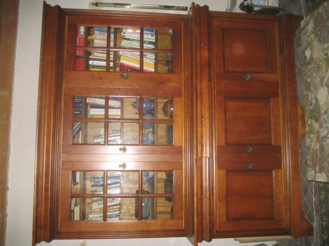 Bibliothèque merisier parfait état