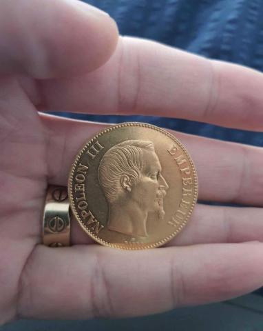 Pièce de 100 francs Napoléon 3
