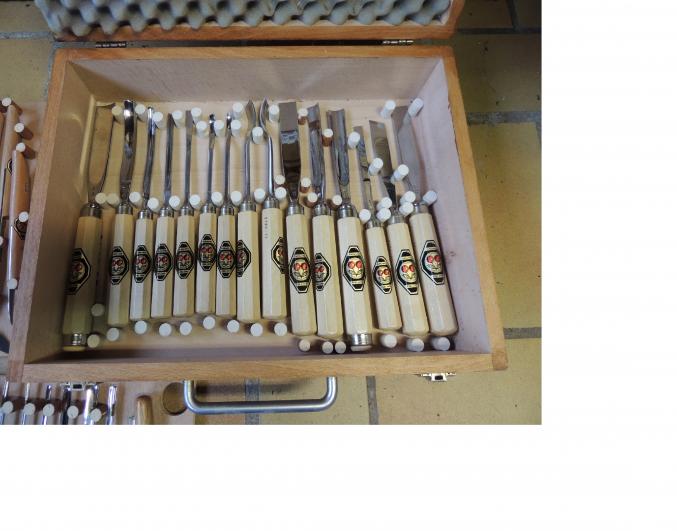 Coffret outils de sculpteur