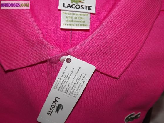 Polo lacoste femme